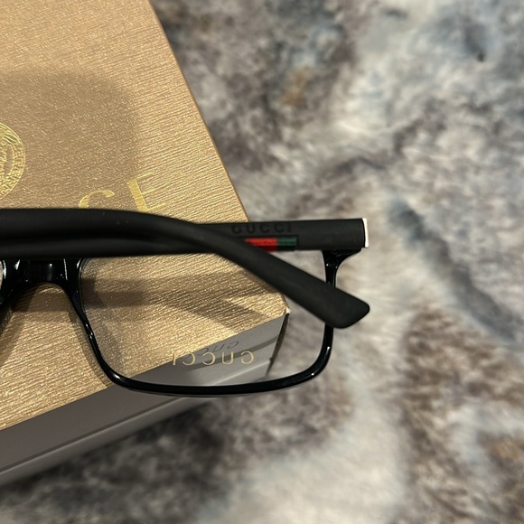 Gucci black 58 mm eyeglasses men’s - Picture 2 of 4